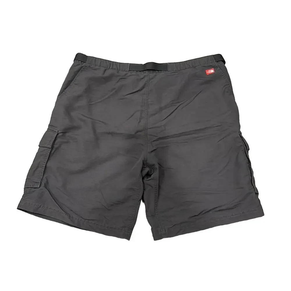 THE NORTH FACE Men's Nylon Belted  Dark Grey Cargo Shorts L